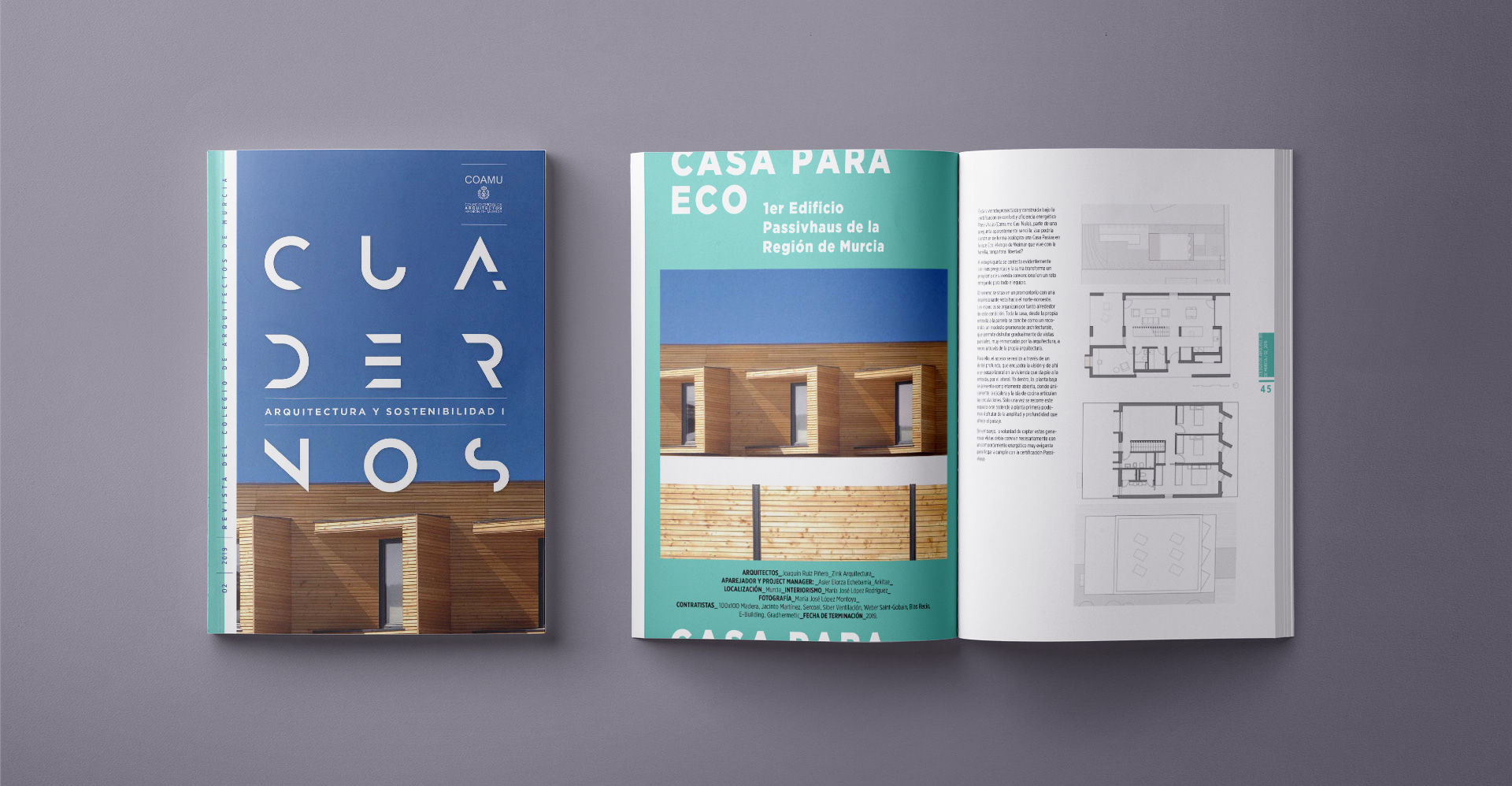 La Casa para Eco en la Revista Cuadernos de Arquitectura